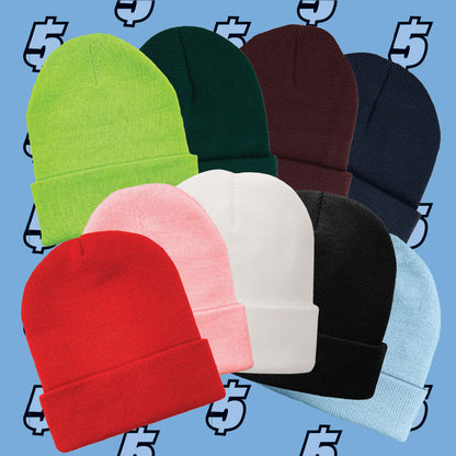 Unisex Cuffed Beanie - Fashion Accessory for Winter